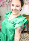 Much To Celebrate Satin Dress