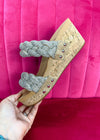 Corkys Mystique Wedge - Clear Rhinestones