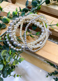 Piper Faux Pearl & Metal Bead Bracelet Set