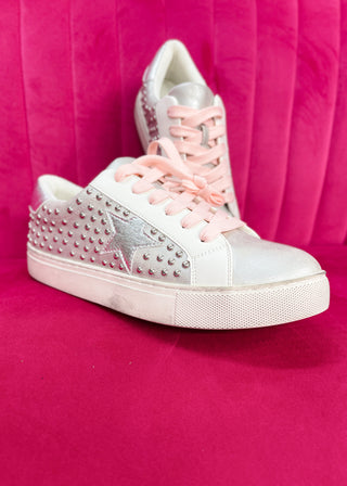 Corkys Supernova Sneaker - Silver Studs