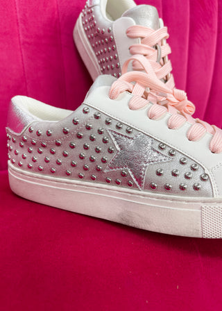 Corkys Supernova Sneaker - Silver Studs