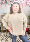 The Best Nights Waffle Knit Sweater