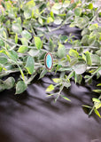 The Brenda Oblong Turquoise Ring-ALL SALES FINAL-