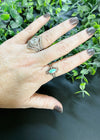 The Lynn Boho Turquoise Ring-ALL SALES FINAL-