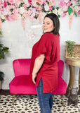 To My Soul Ruffle Sleeve Top