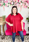 To My Soul Ruffle Sleeve Top