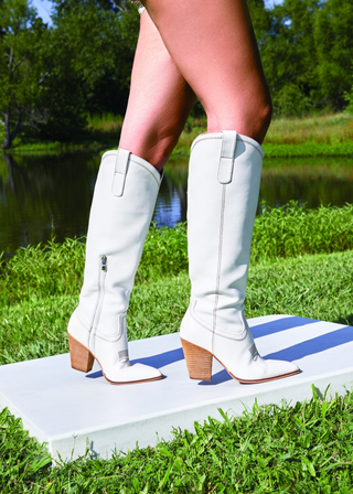 Corkys Unforgetable Boot - White ALL SALES FINAL