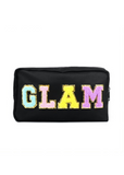 Varsity Letter Patch Cosmetic Bag