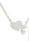 In My Heart Pave Heart Necklace