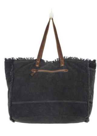 Myra Black Fern Weekender Bag