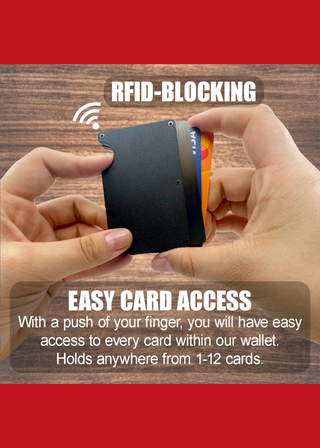 Metal RFID Blocking Ultra-Thin Wallet