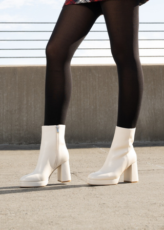 Corkys Slug Bug Bootie - Ivory ALL SALES FINAL