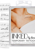 Inked By Dani Temporary Tattoo Set