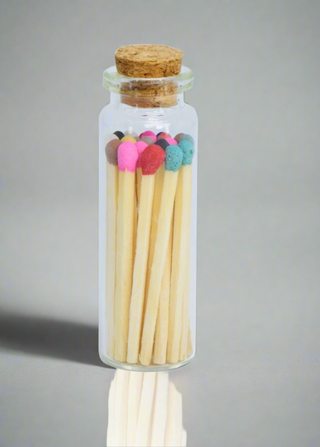 2" Rainbow Matches in Jar - 20 Count