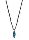 Crockett Turquoise Pendant Necklace