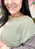 World Stops Turning Bubble Sleeve Top