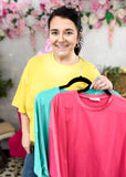 Worth The Chase 3 Pack Boyfriend Tee - ALL SALES FINAL -