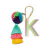 Pom & Tassel Stacked Keychain
