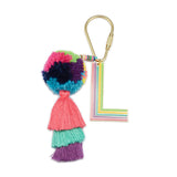 Pom & Tassel Stacked Keychain