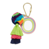 Pom & Tassel Stacked Keychain