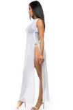Shore Thing Mesh Coverup - White ALL SALES FINAL