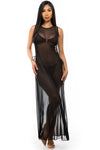 Shore Thing Mesh Coverup - Black ALL SALES FINAL