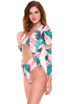 Just Beachy One Piece Swimsuit - ALL SALES FINAL -