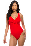 Beachy Keen One Piece Swimsuit - Ruby - ALL SALES FINAL -