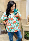 Get My Way Floral Print Top