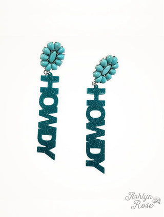 Howdy Partner Drop Earrings - ALL SALES FINAL -