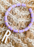 Sequin Disc Initial Keychain