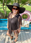 The Oasis Multi Colored Tassel Coverup