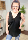 Need A Change V-Neck Sleeveless Top ALL SALES FINAL
