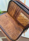 American Darling Hand Tooled Crossbody Wallet