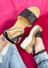 Marilyn Woven Strap Wedge - ALL SALES FINAL -