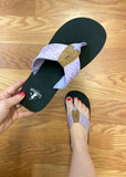 Corkys Ahoy Flip Flop - Lavender Leopard