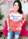 American Babe Bleached Graphic T-Shirt