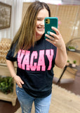 Big Letter Vacay Graphic T-Shirt