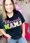 Blessed Mama Chenille Graphic T-Shirt ALL SALES FINAL