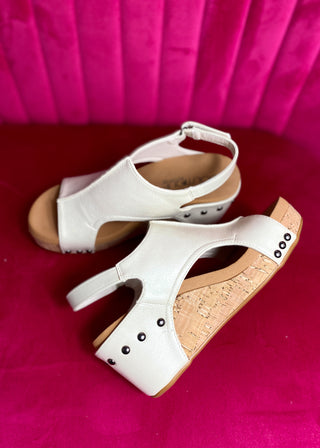 Corkys Carley Wedge - Cream