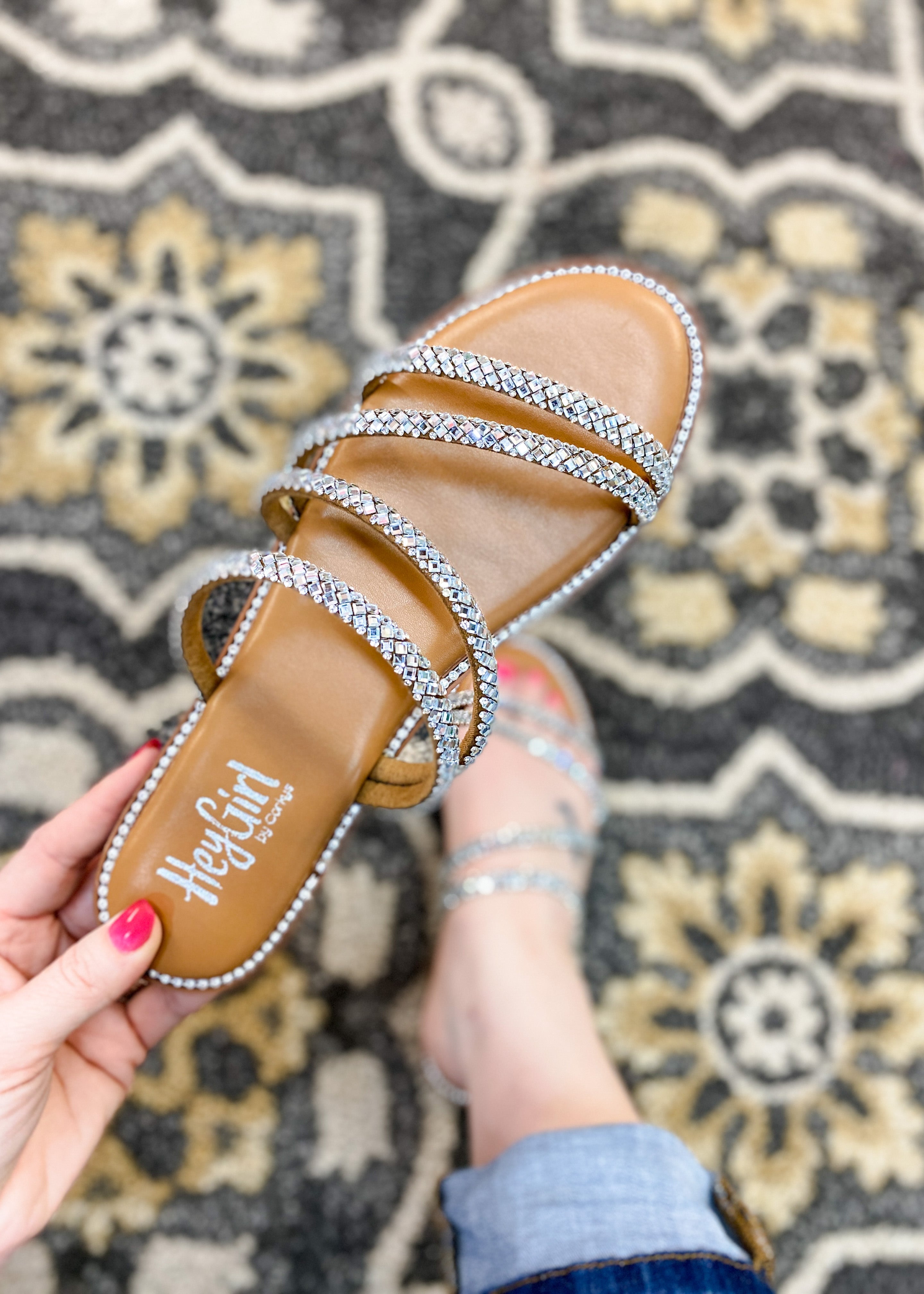 Corkys Shell Yeah Sandal Clear Ellis Mercantile Boutique Inc