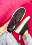 Eliza Sock Sneaker - Black - ALL SALES FINAL -