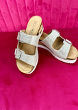 Corkys Embellish Wedge Sandal - Crystal