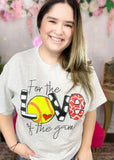 Love Of The Game Softball Graphic T-Shirt