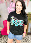 Hand Painted Jesus Graphic T-Shirt