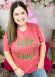 Hello Summer Graphic T-Shirt