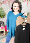 Just A Feeling Waffle Knit Top