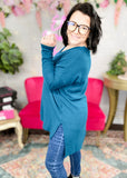 Just A Feeling Waffle Knit Top
