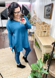Just A Feeling Waffle Knit Top