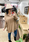 Just A Feeling Waffle Knit Top